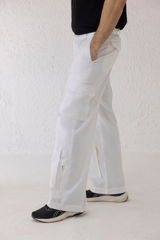 White Men's Conquer Cargo Pant