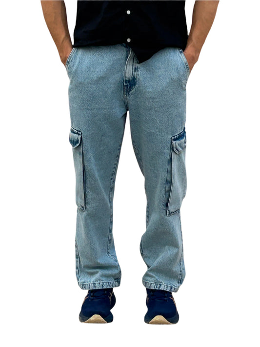 RogueFlex Men’s Denim Cargo Pants