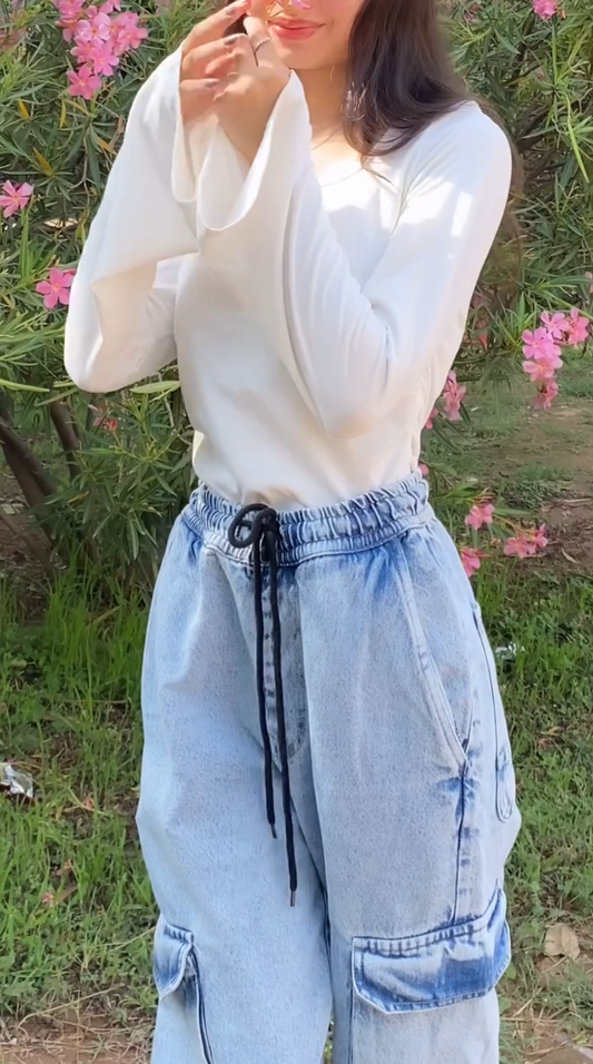 Denim Vérah Women's Cargo Pants