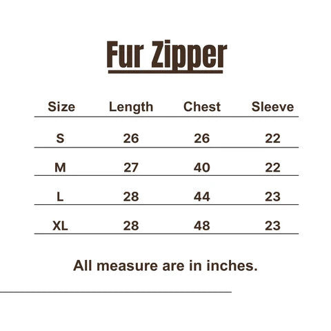 White Cute Fur zipper Hoodie