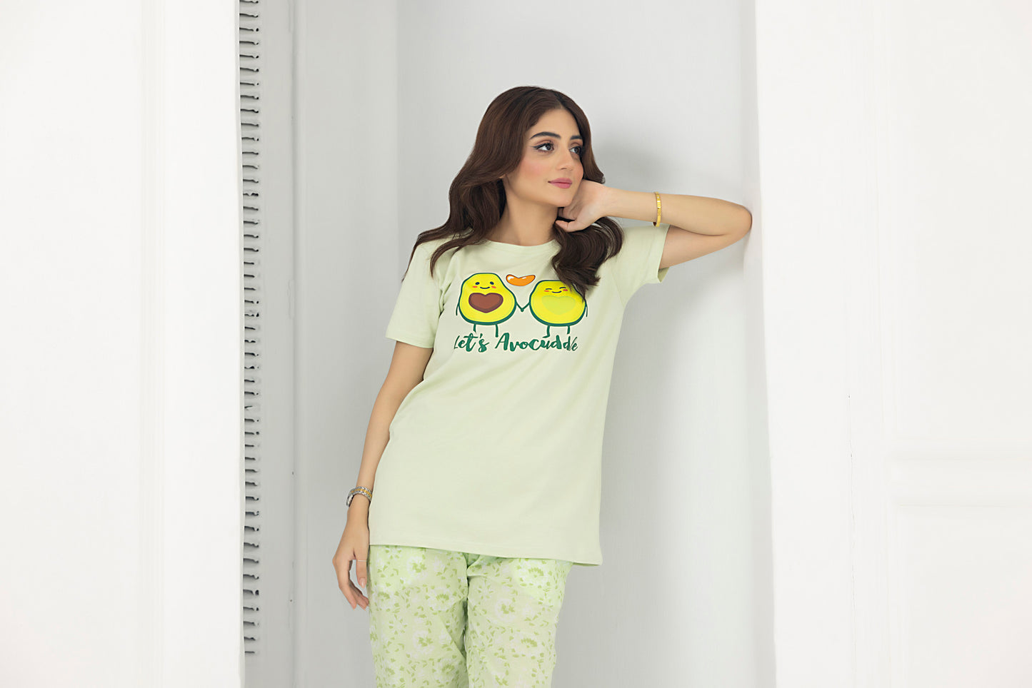 Avocuddle Jersey and Pyjama set (Green)