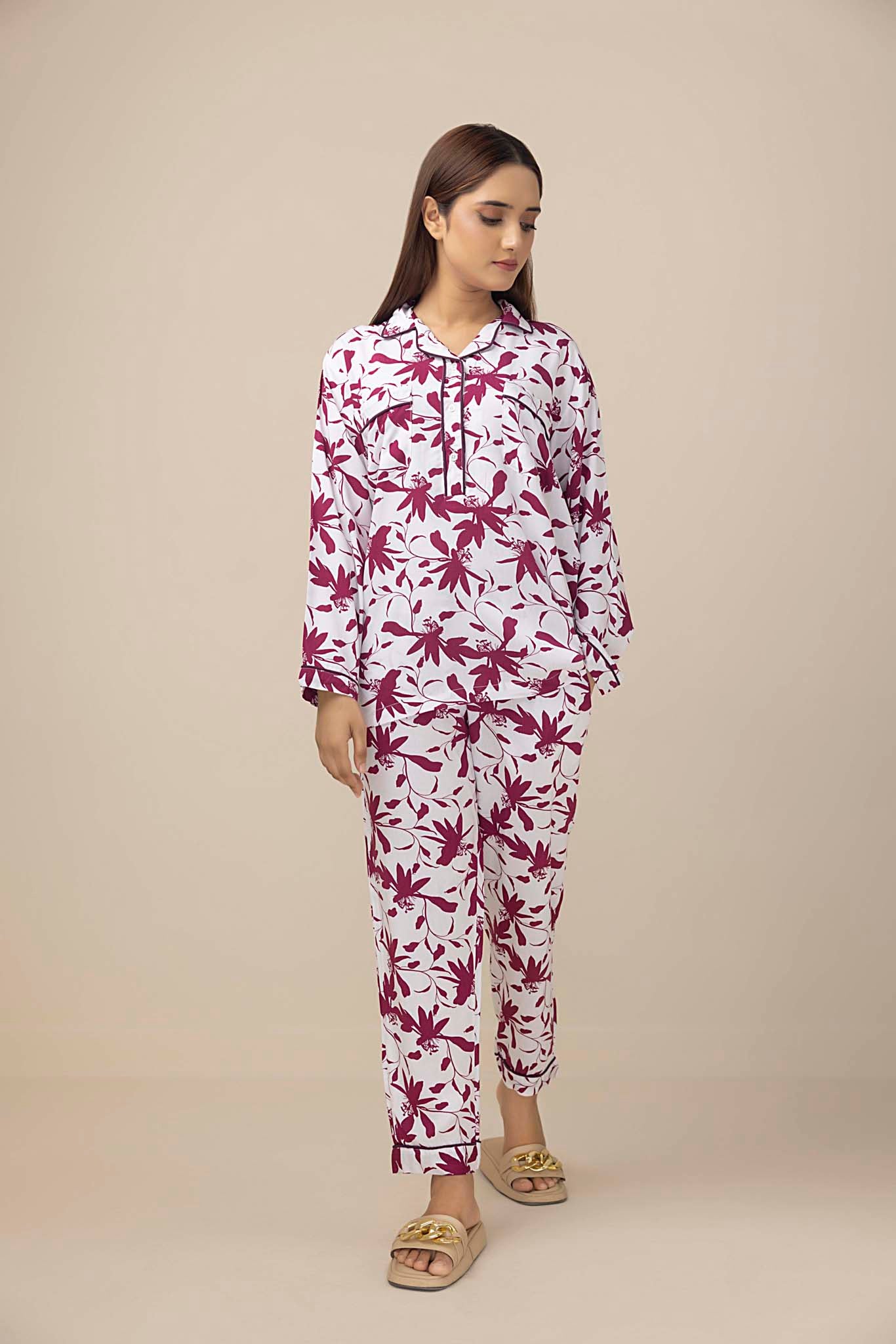 Wine Blossom Nightwear