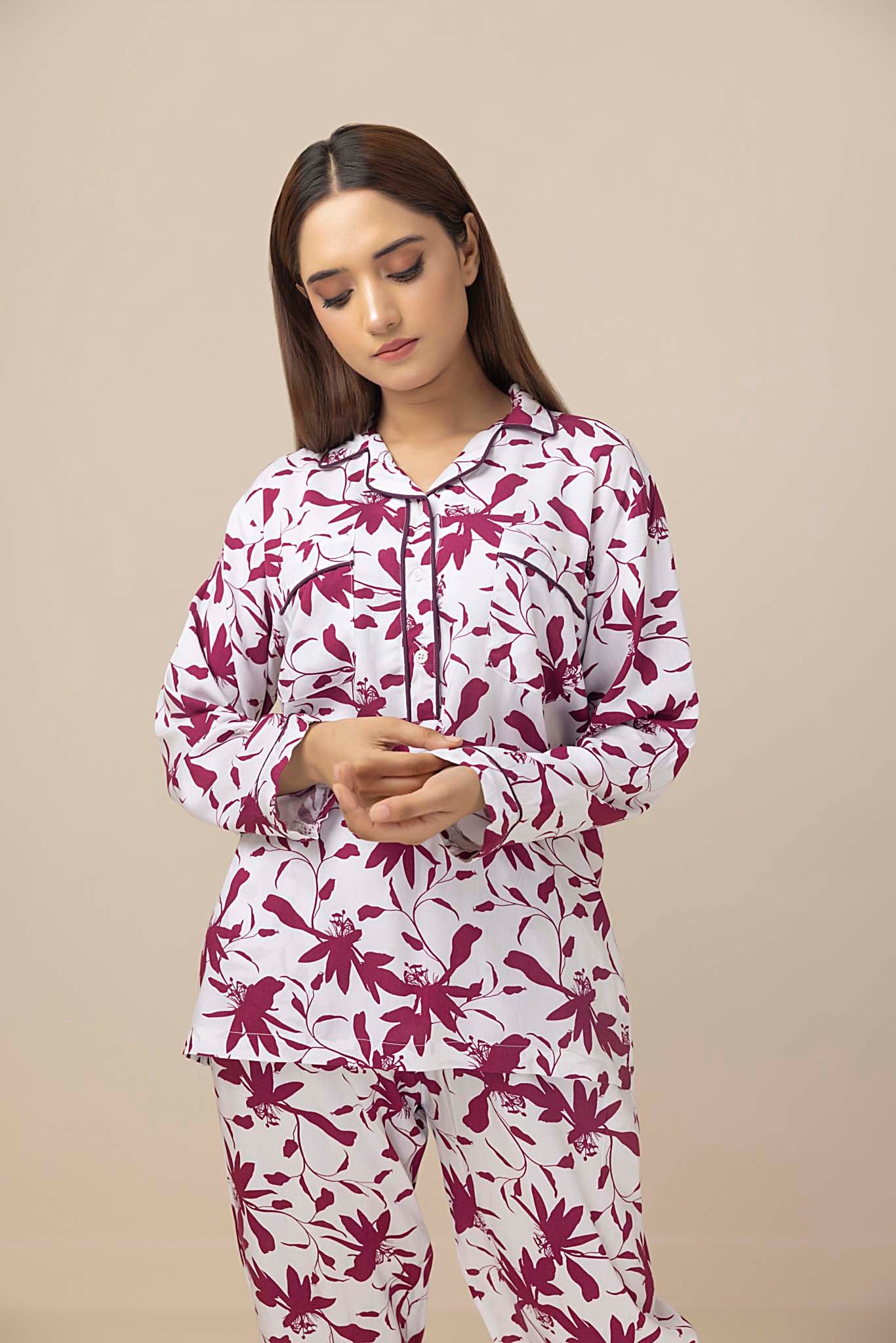 Wine Blossom Nightwear