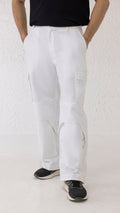 White Men's Conquer Cargo Pant