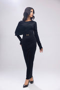 Women's lycra black bodycon. 
