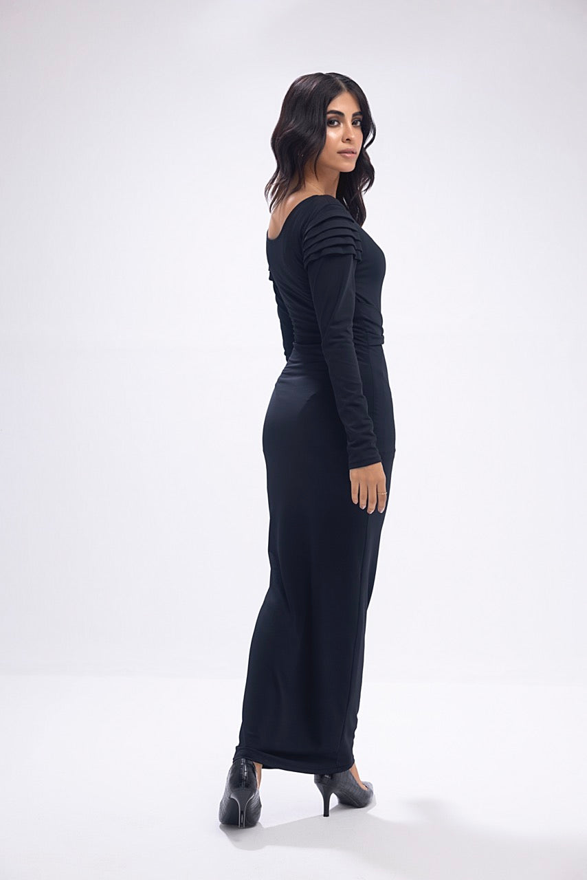 Women's lycra black bodycon. 