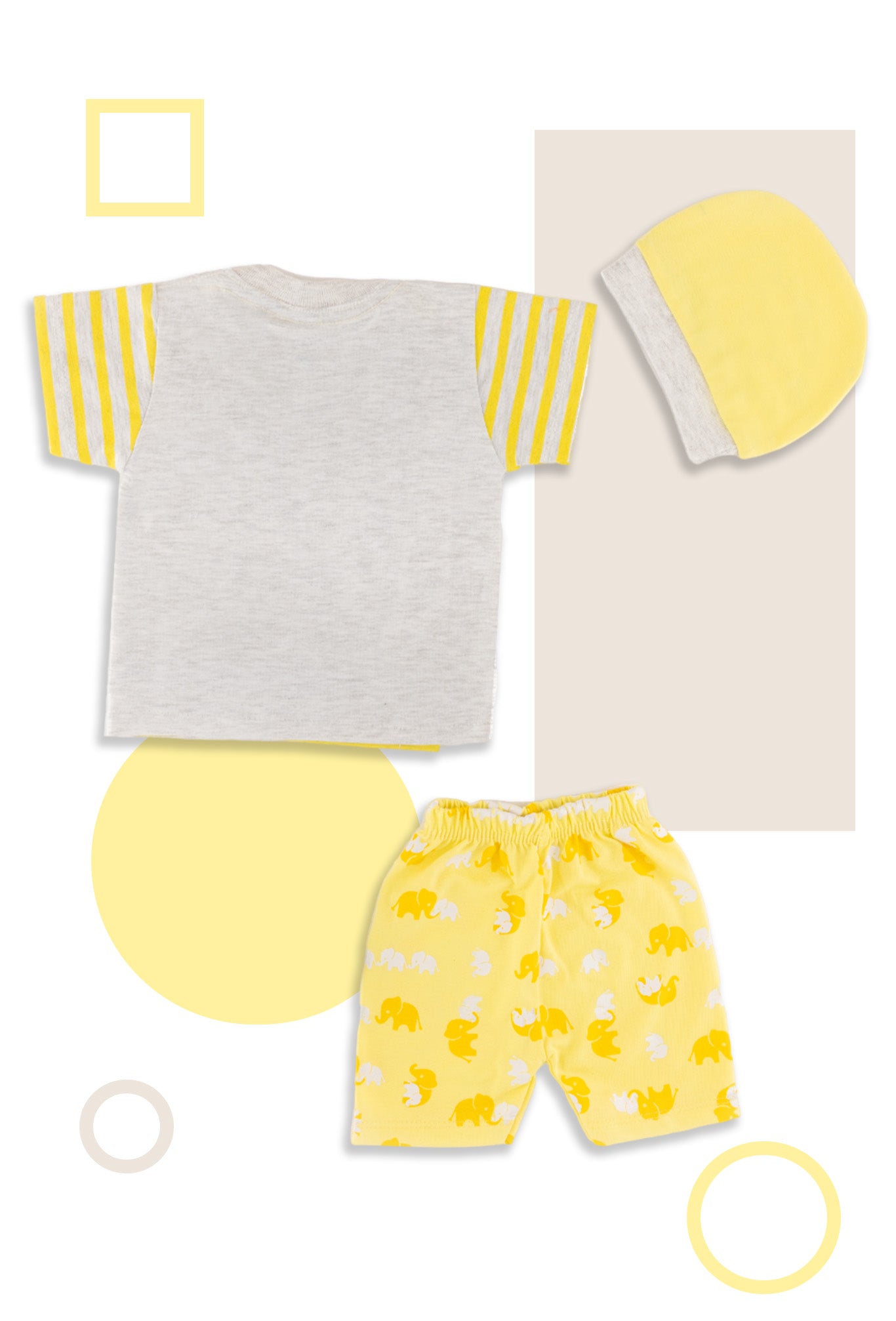 Boy's Yellow Elephant 3 piece set