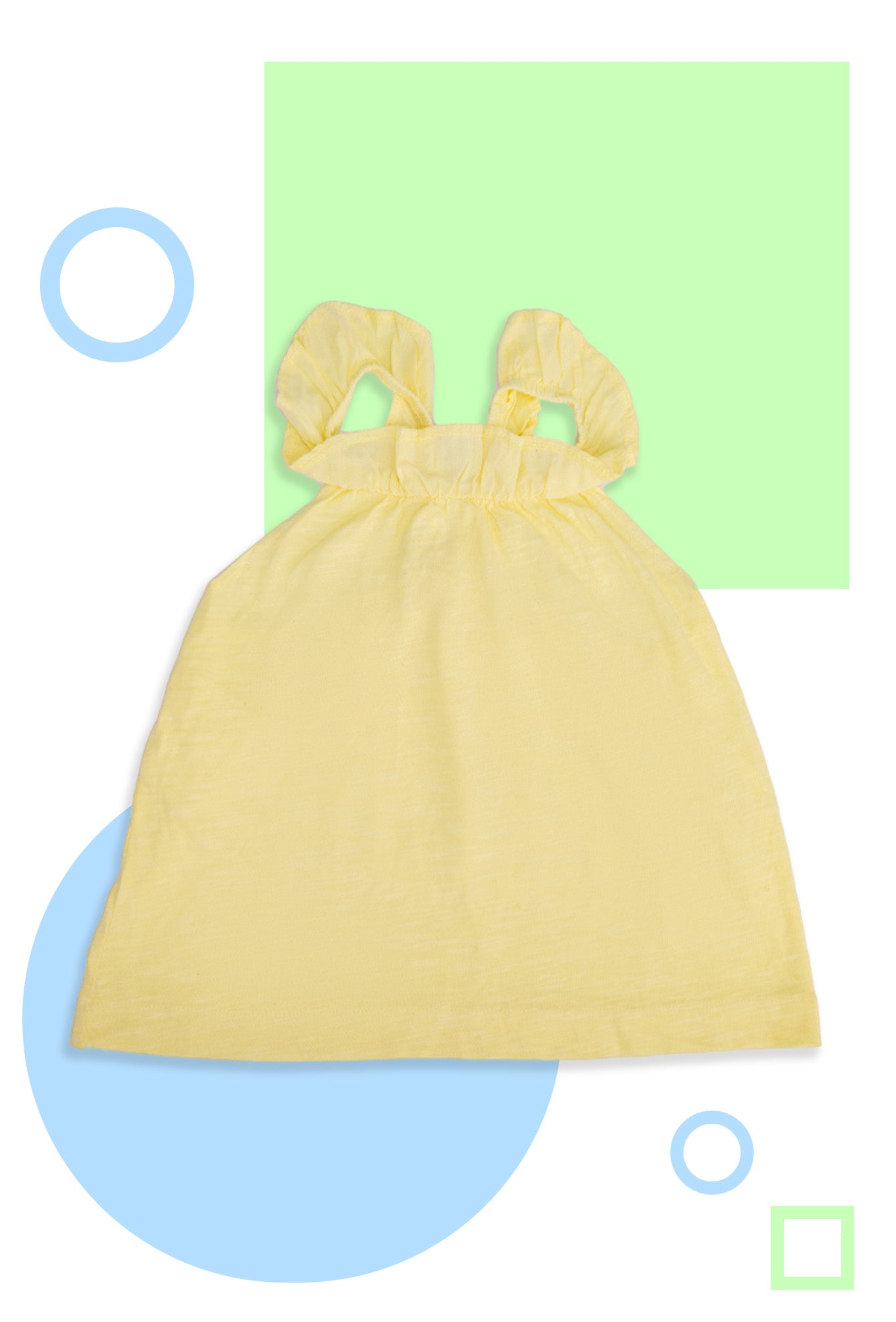 Girl's Yellow sleeveless top