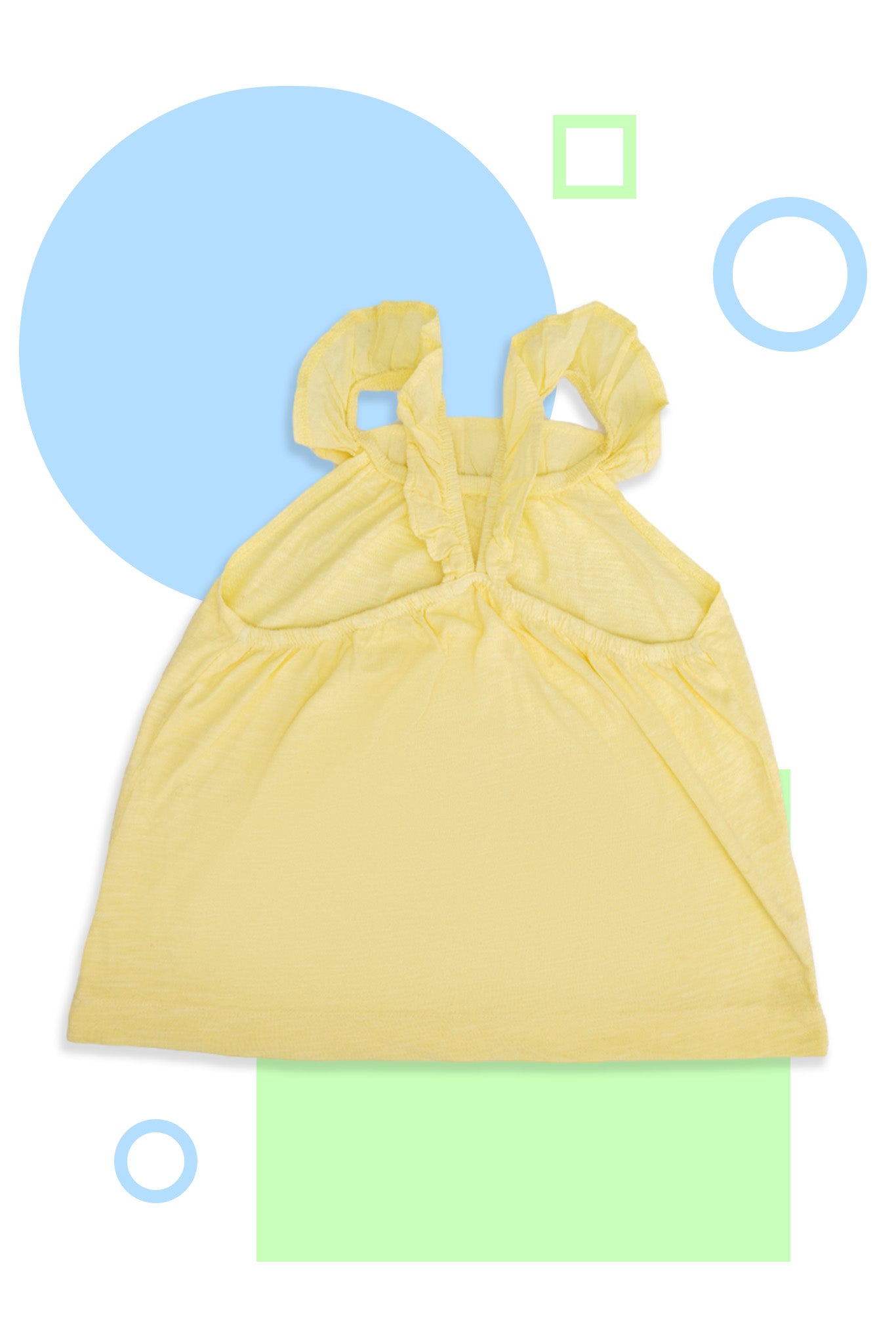 Girl's Yellow sleeveless top