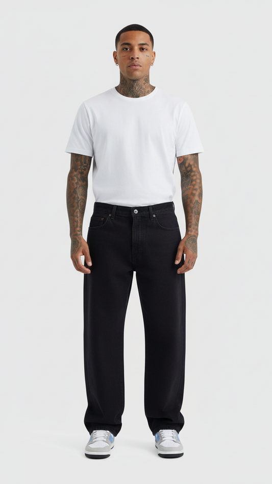 Deep Blue Wide leg denim