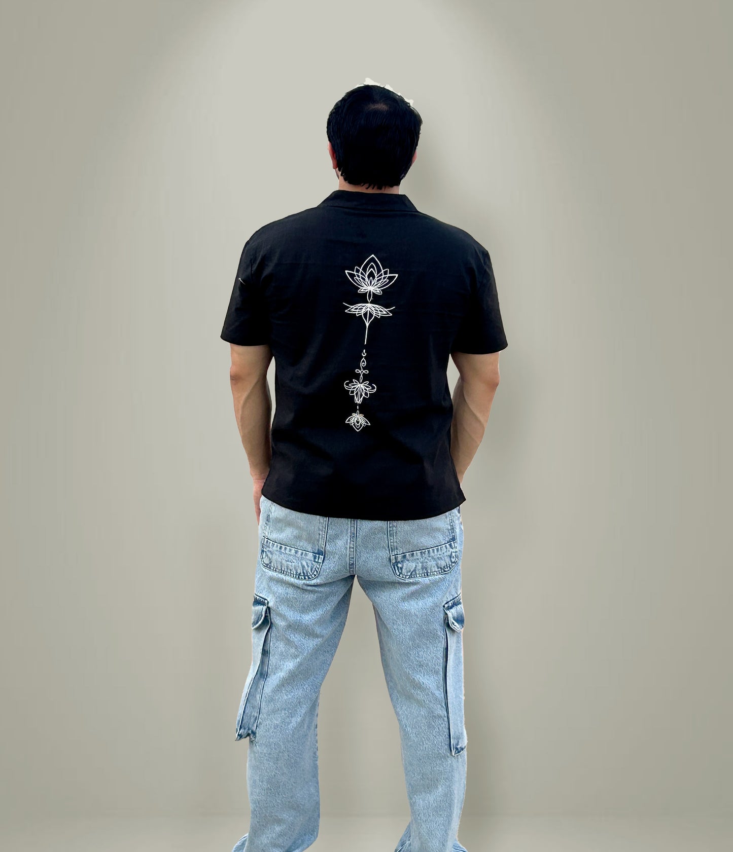 Droplit Cuban Collar Embroidered Shirt