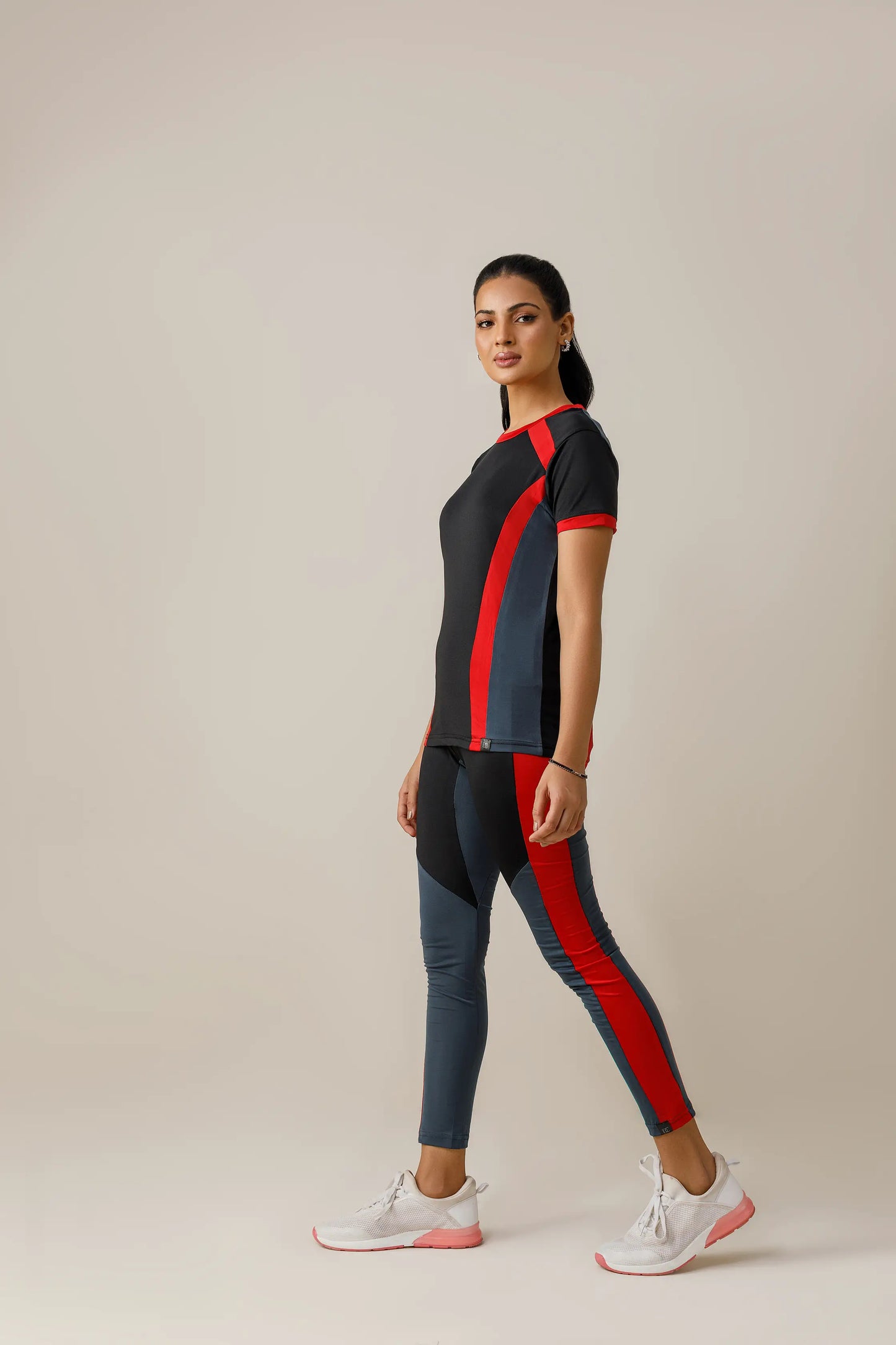 Beyond Performance Activewear Tracksuit (Red ,Grey and black)