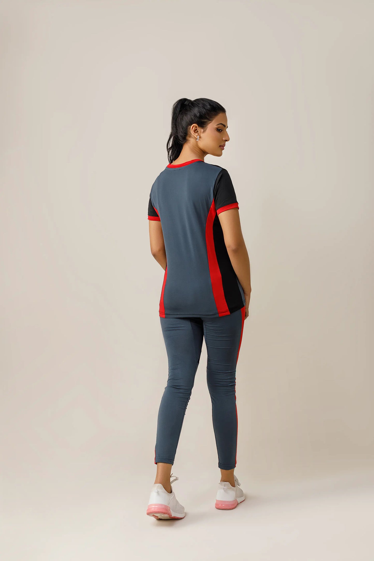 Beyond Performance Activewear Tracksuit (Red ,Grey and black)