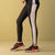 Black Dominate Activewear Tights (White And Black)