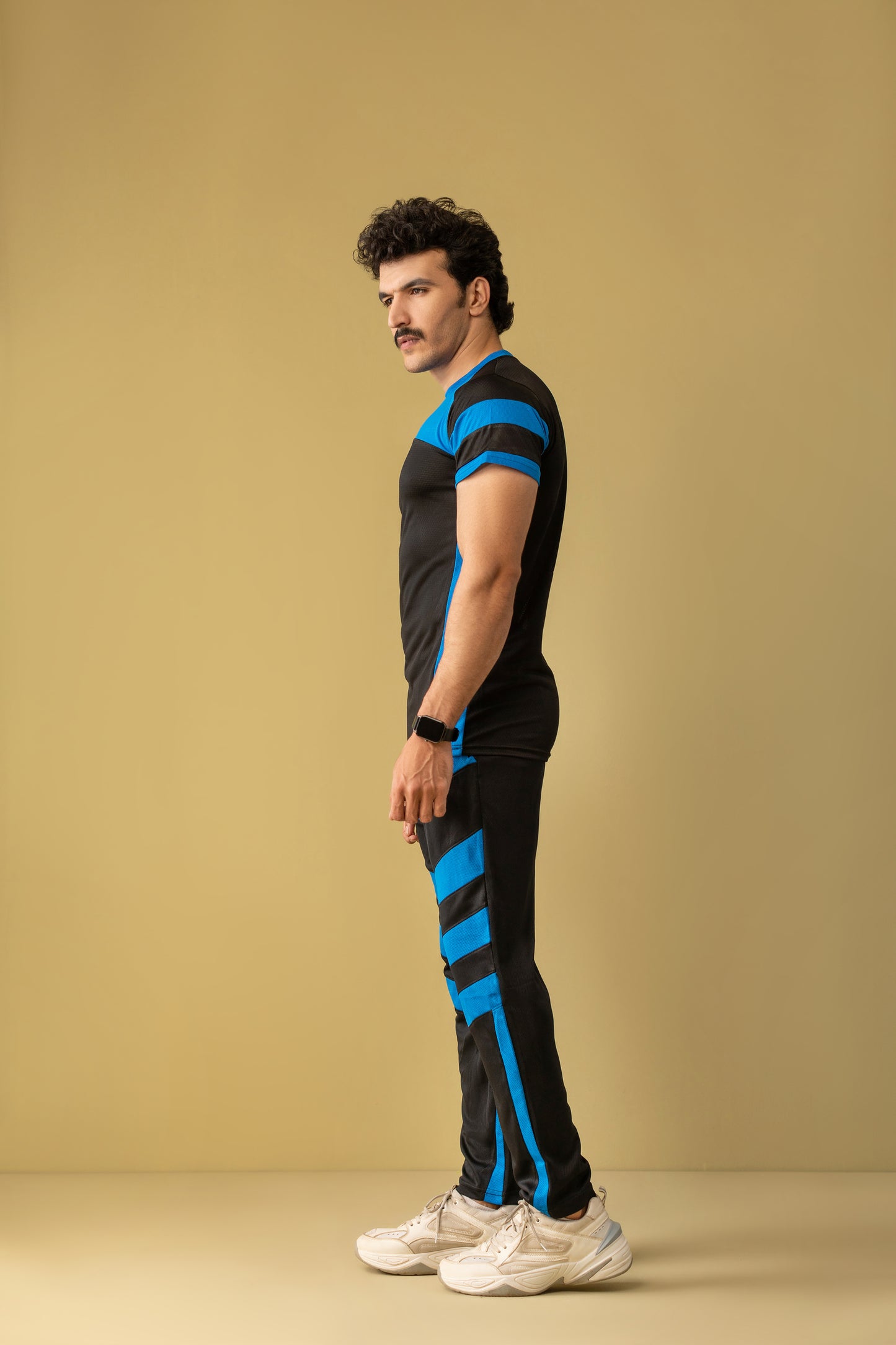 Majestic Moves Activewear Suit (Royal Blue & Black)