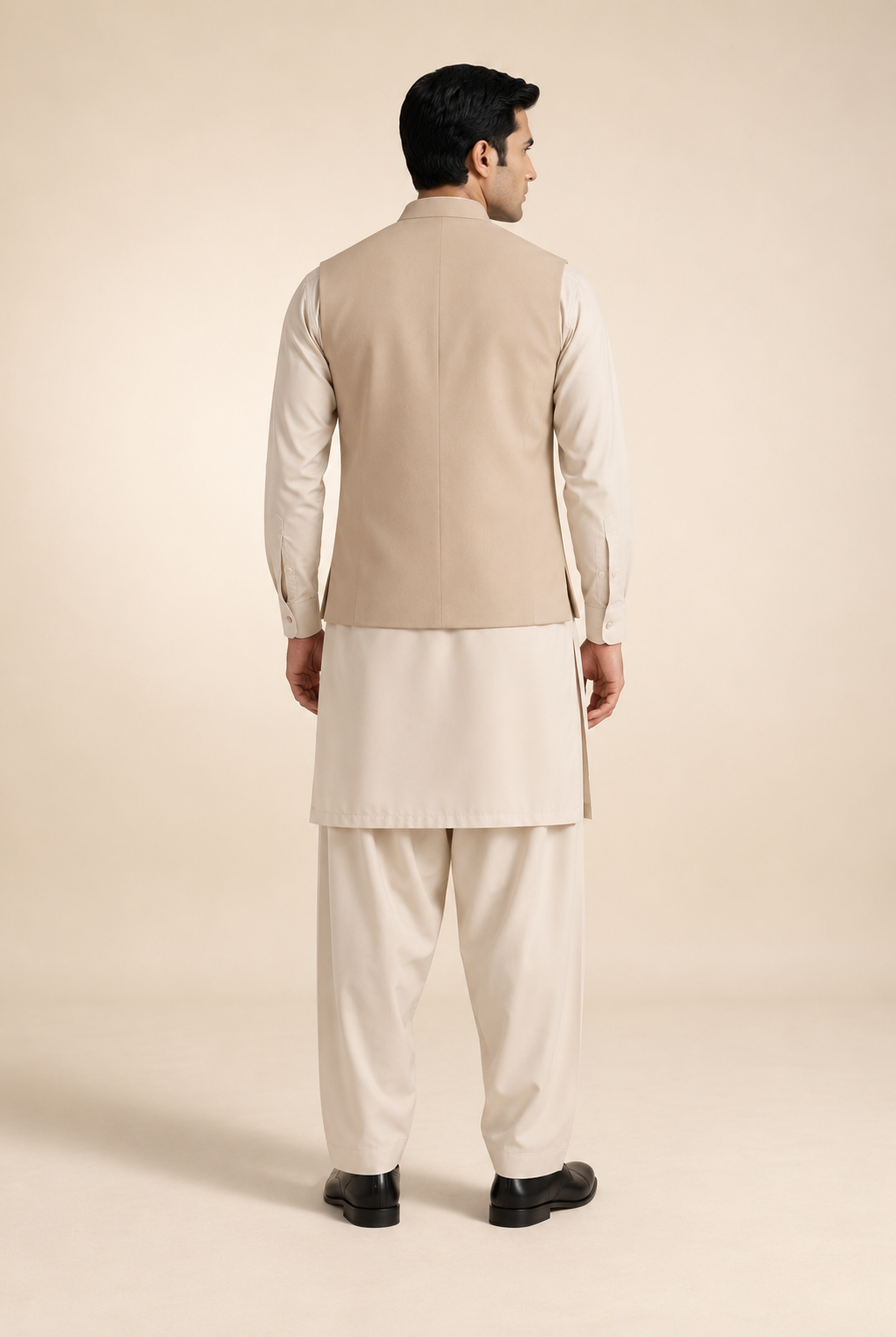BEIGE MENS WAIST COAT
