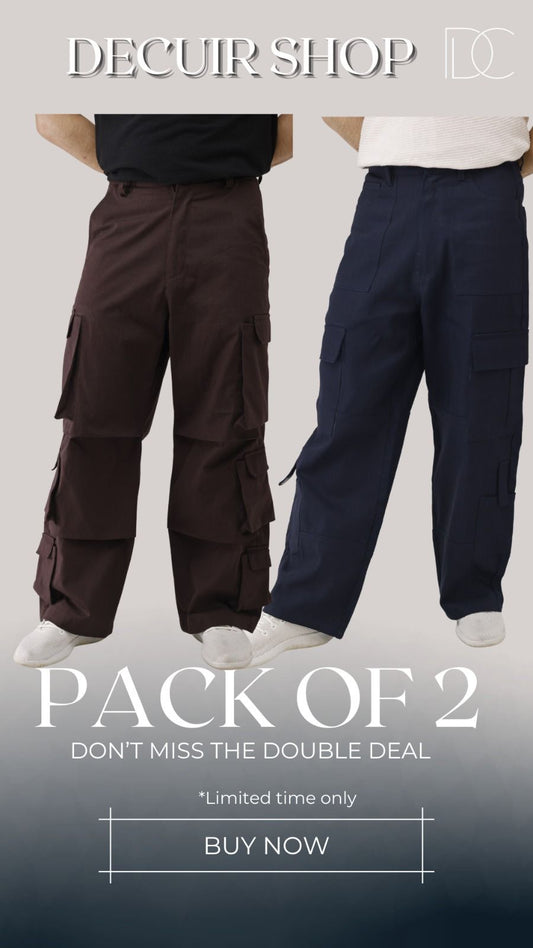 Pack of 2 Men's Cargo Pants