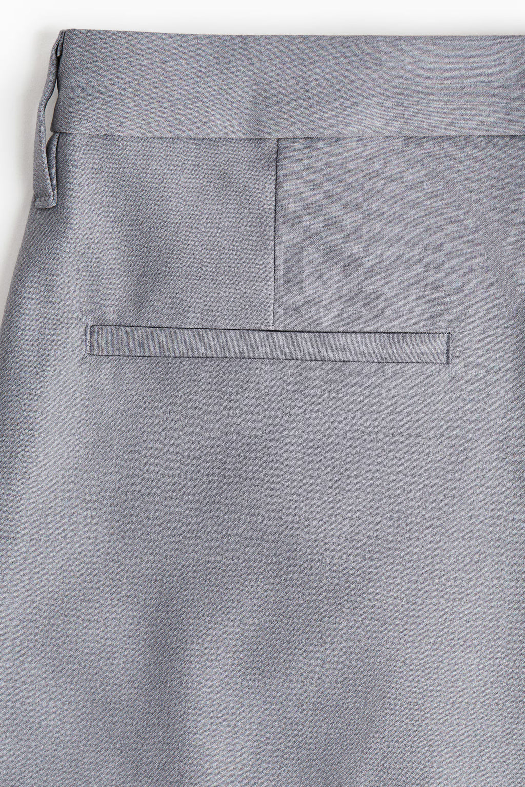 Double Pleat Straight Leg Trousers