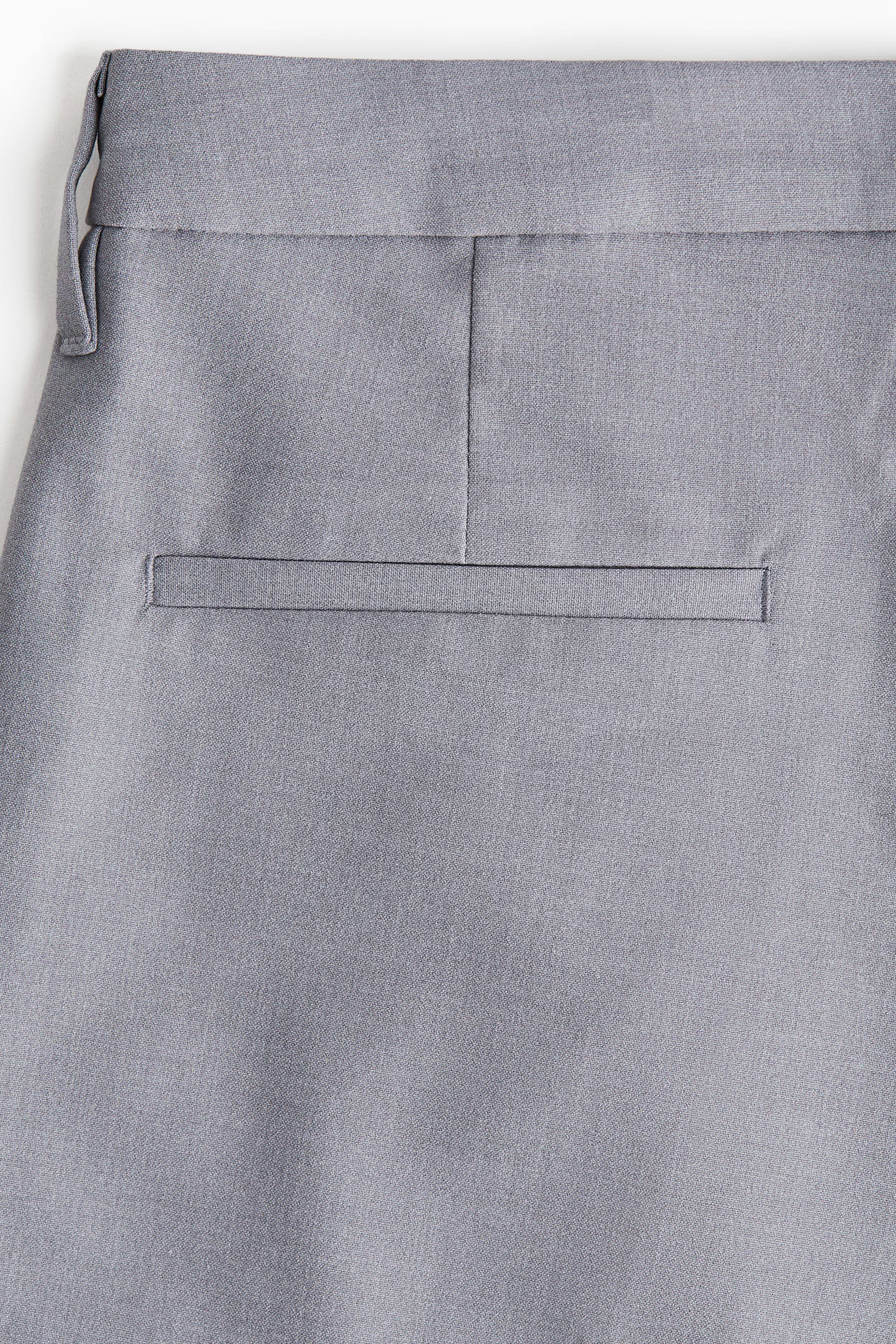 Double Pleat Straight Leg Trousers
