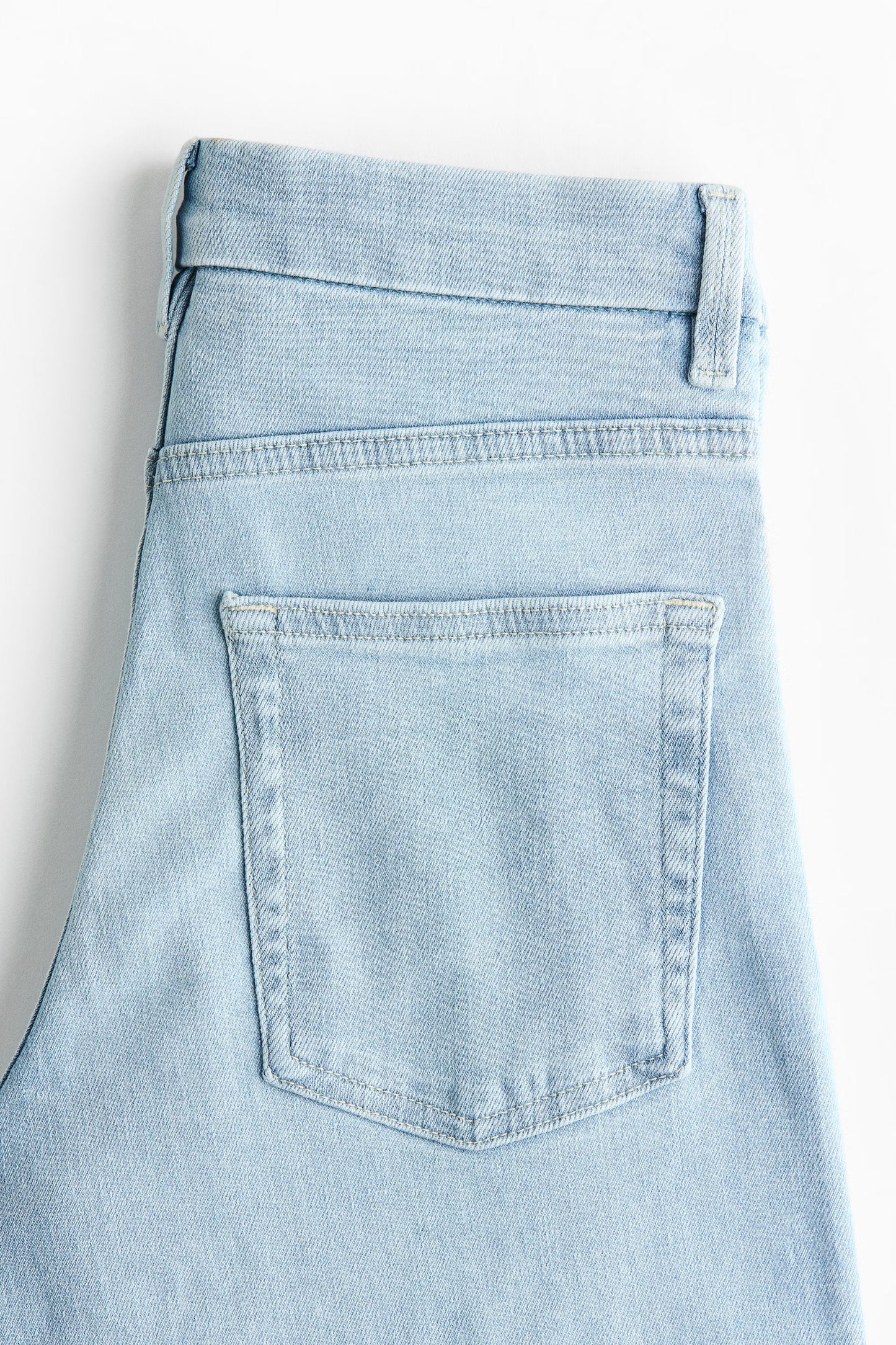 High Waist Wide Leg Loose Fit Ice blue