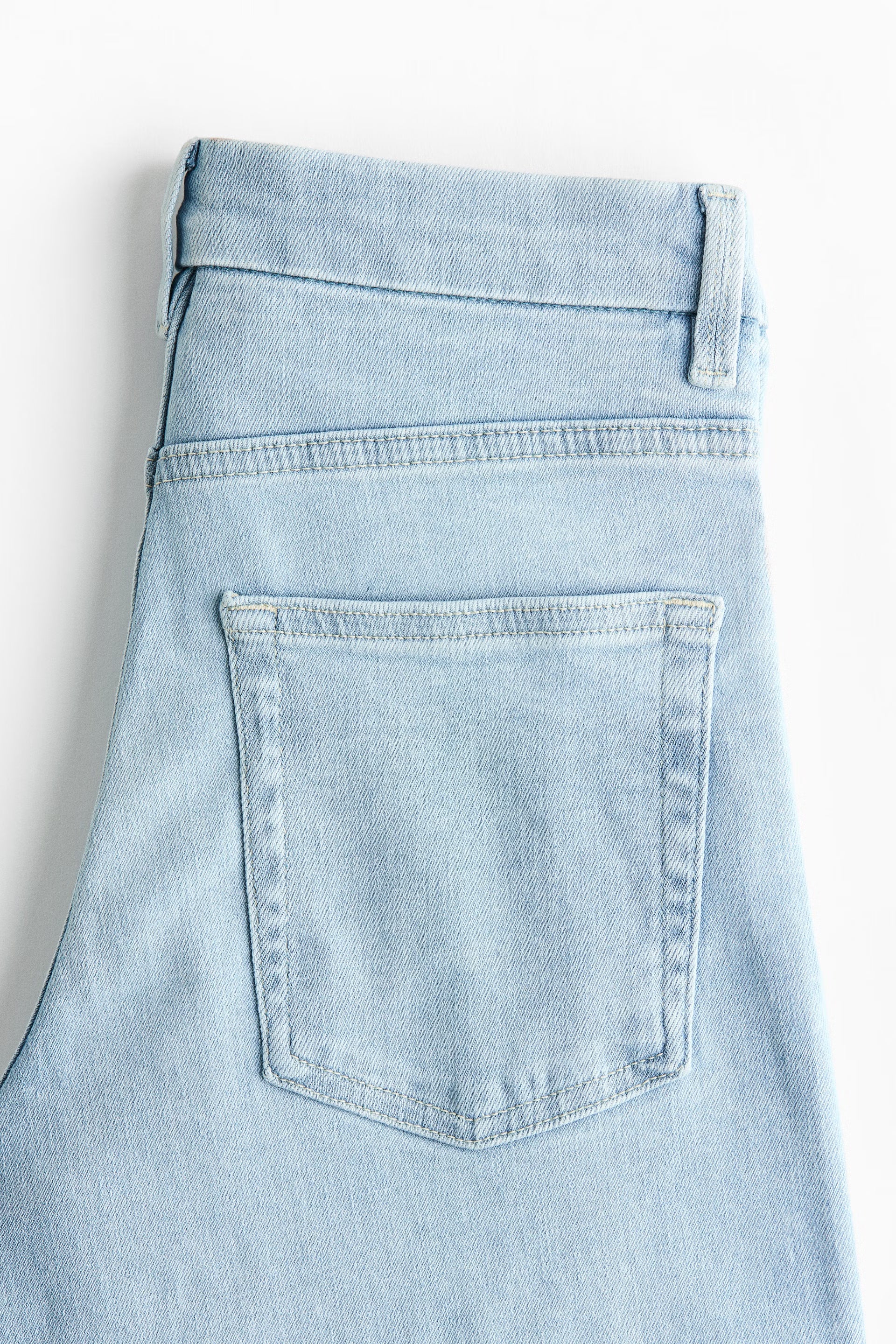 High Waist Wide Leg Loose Fit Ice blue