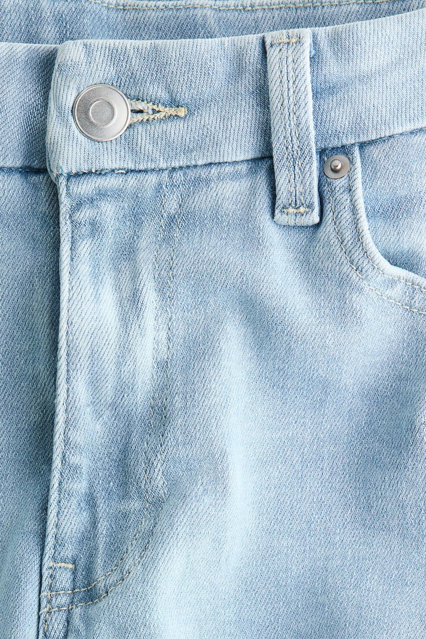 High Waist Wide Leg Loose Fit Ice blue