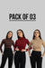 Highneck pack of 3 Different colors