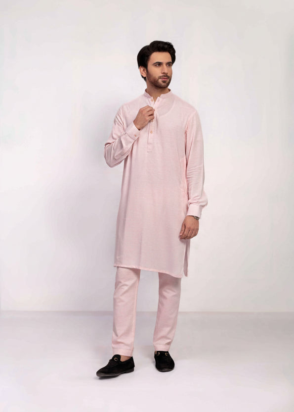 Baby pink Men's kurta Pajama Set