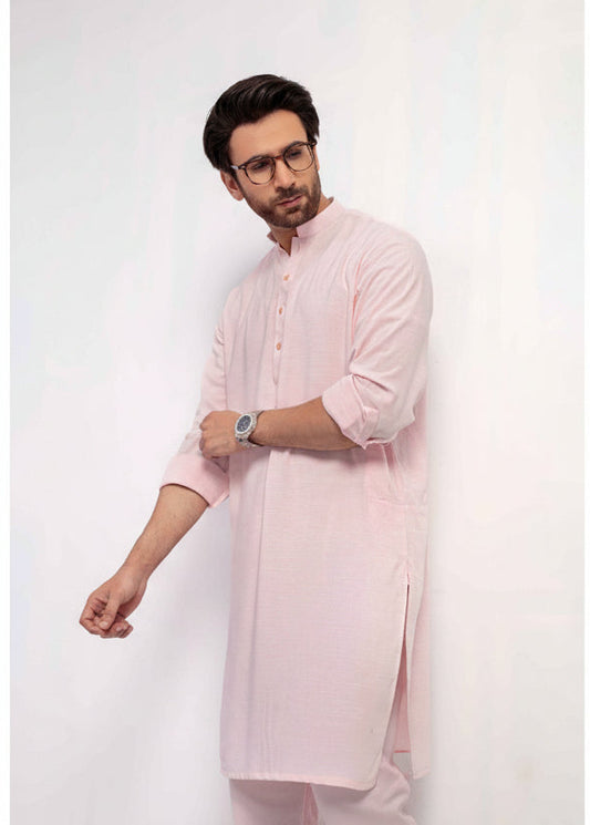 Baby pink Men's kurta Pajama Set
